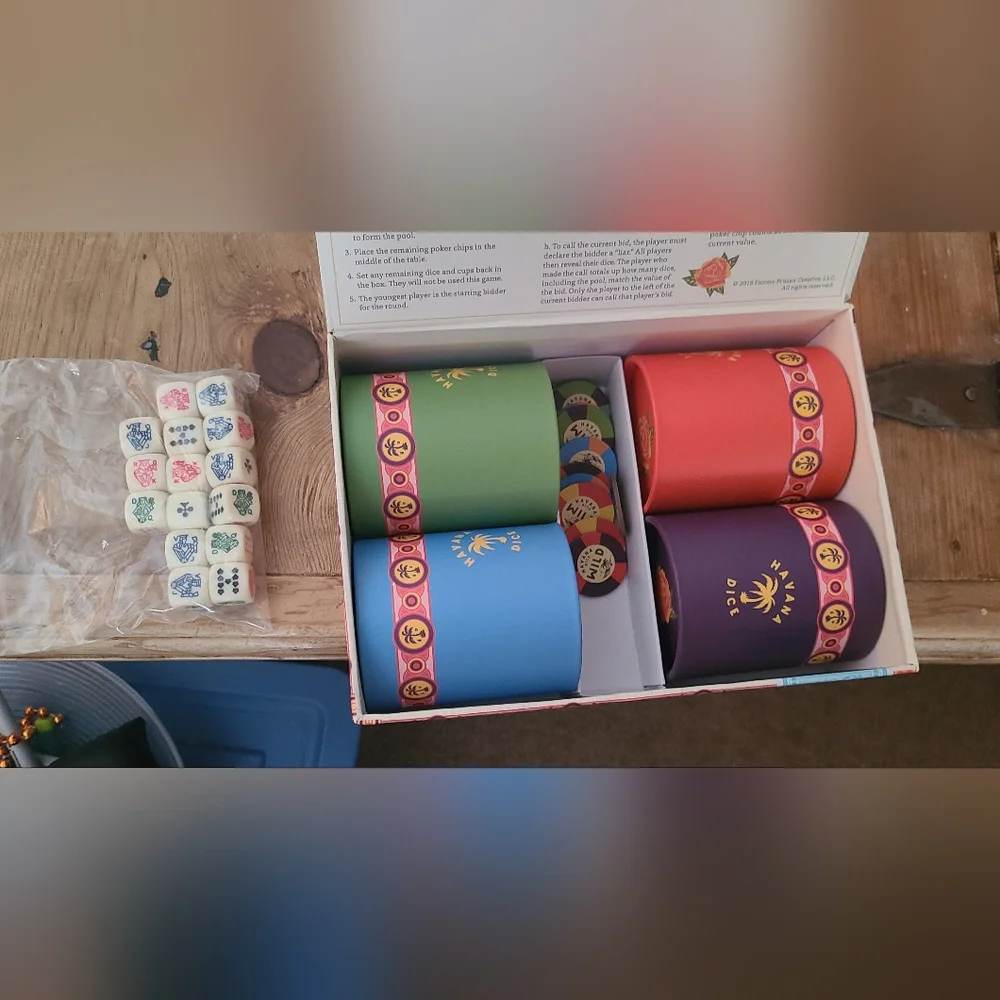 Havana Dice game like new played once Chronicle Books